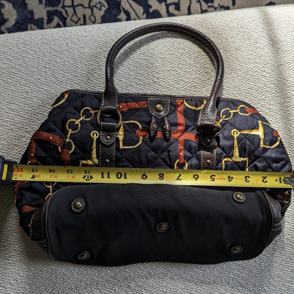 J. Crew Sample Equestrian Bit Pattern Tote, Brass Hardware - Picture 7 of 12